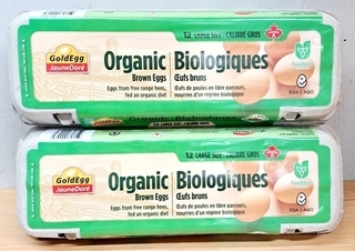 Eggs - Large Brown Organic (GoldEgg)